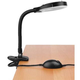 Lite Source Baby Mag Lite Fluorescent Clip On Gooseneck   Desk Lamps