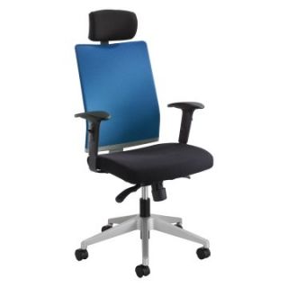 Safco Tez Manager Chair with Headrest   Calypso   Drafting Chairs & Stools