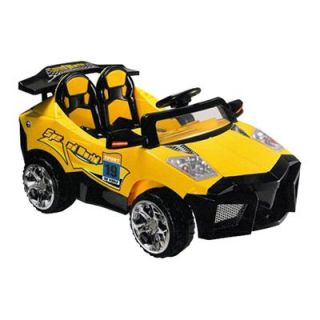 Mini Motos Super Car Battery Powered Riding Toy   Yellow   Battery Powered Riding Toys