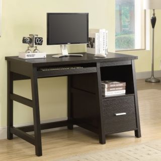 Monarch 48 in. Computer Desk with Storage Drawer   Cappuccino   Desks