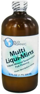 World Organic   Multi Liqui Mins Liquid Mineral Suspension   16 oz.