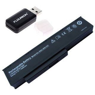 Floureon Replacement Fujitsu SQU 809 F01 Battery 11.1V Black + Micro USB SD Card Reader Computers & Accessories