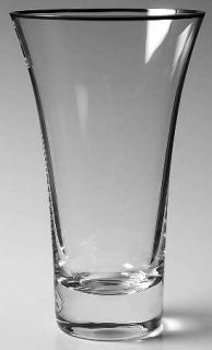 Royal Doulton Fusion Ice Platinum Highball Glass   Clear,Contemporary,Platinum T
