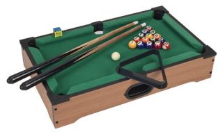 Trademark Games 20 in. Mini Table Top Pool Table with Accessories   Countertop Games