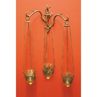 Wisteria 3 Tier Wall Sconce   Candle Sconces