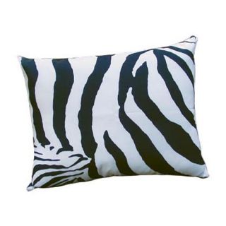 Zebra Print Throw Pillow   Wicker Cushions