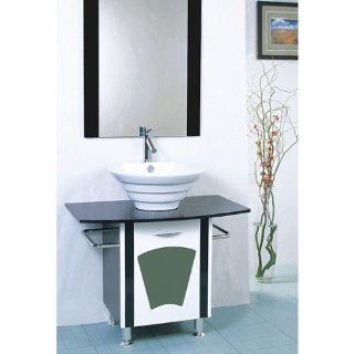 Single Vessel Bathroom Vanity Set "PEARL" C 7033   Bathroom Sinks  
