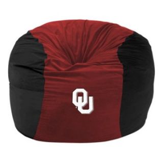 College Logo 4 ft. Foam TeamSac Sofa Chair   Oklahoma   Bean Bags