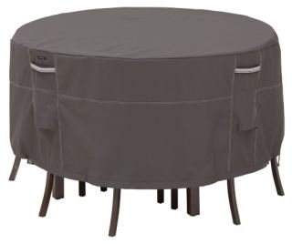 Classic Accessories Ravenna Tall Patio Table & Chair Cover   Taupe   Outdoor Furniture Covers