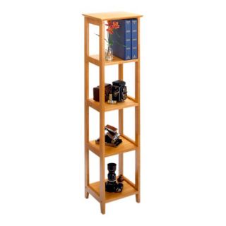 Winsome Studio Tower 4 Tier Wood Etagere Bookcase   Bakers Racks
