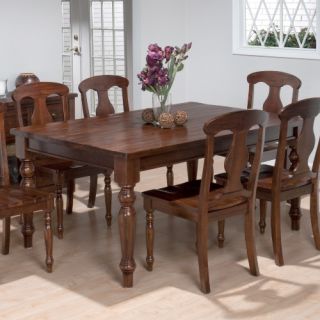 Jofran Bar Harbor Rectangular 5 Piece Dining Table Set with Wood Chairs   Dining Table Sets
