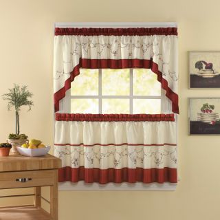CHF Industries Grace Tailored Kitchen Curtain Set   Curtains