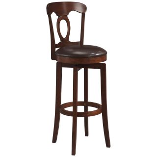 Hillsdale Corsica 24.5 inch Swivel Counter Stool   Brown   Bar Stools