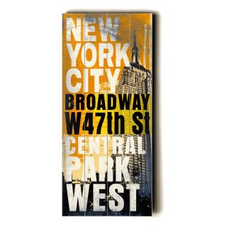 Artehouse New York City Transit Sign   10W x 24H in.   Wall Sculptures and Panels