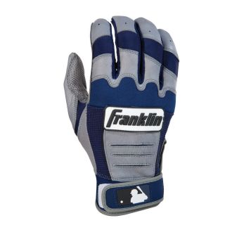Franklin CFX Pro Series Youth Batting Gloves   Gray/Navy   Players Equipment
