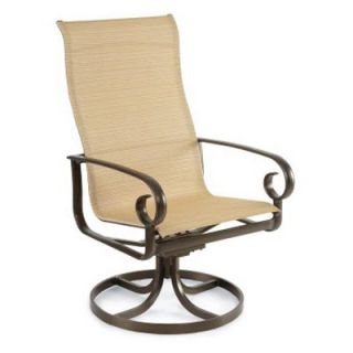 Winston Veneto Sling Ultimate High Back Swivel Tilt Dining Chair   Set of 2   Chairs