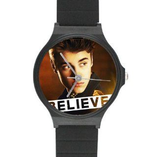 Custom Justin Bieber Watches Black Plastic High Quality Watch WXW 791 Watches
