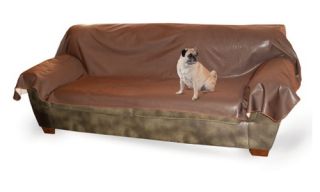 K&H Pet Products Leather Lover's Furniture Couch Cover   Chocolate   54 x 118 in.   Accessories
