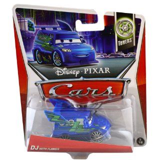 Disney/Pixar Cars 2012 Tuners Die Cast DJ with Flames #3/10 155 Scale Toys & Games