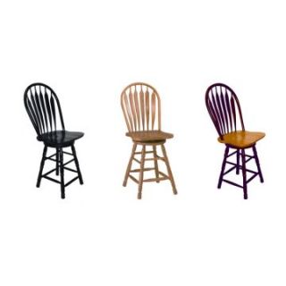 Sunset Trading 24 Inch Comfort Back Swivel Counter Stool   Dining Chairs