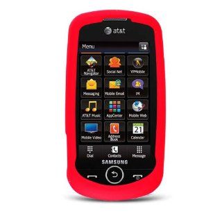 SAM A817 Solstice II Skin Case, Red 03 Cell Phones & Accessories