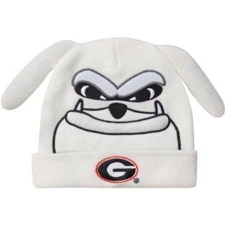 UGA Bulldogs cap  Georgia Bulldogs Mascot Knit Hat  Sports Fan Apparel  Sports & Outdoors