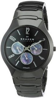 Skagen Functional Black Ceramic Watch 817Sxbc1 at  Men's Watch store.