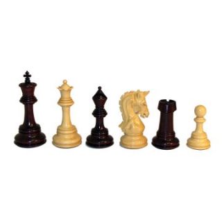 Ebony Parthenon Chess Pieces   Triple Weighted   Chess Pieces