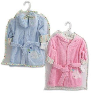 Buy More & Save   12 pieces of Cotton Velour Baby Bathrobe w/Slippers   Assorted Color (Random Selection)   Nursery Wall Decor