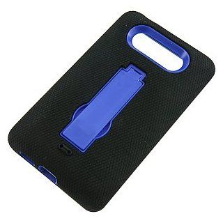 Armor Dual Layer Cover w/ Kickstand for Nokia Lumia 820, Black/Blue Cell Phones & Accessories