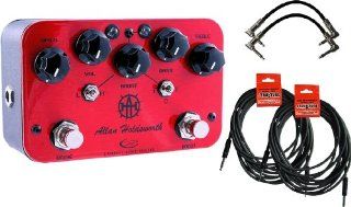 Rockett Allan Holdsworth Boost/OD Guitar Effects Pedal w/ 4 Free Cables Musical Instruments