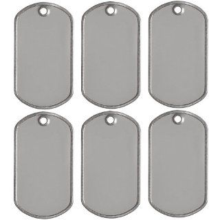 25 Blank Military Style Dog Tags