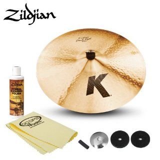 Zildjian K Custom 20" Dark Ride Cymbal (K0965) Includes Cymbal Felts, Sleeve, Cup washer, Polish & Cloth Musical Instruments