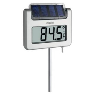 La Crosse Technology 306 645 Solar Powered Digital Garden Thermometer   Weather Stations