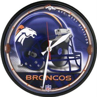 Denver Broncos   Helmet Clock   Wall Clocks