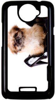 Rikki KnightTM Pekingese Pump Dog   Black HTC ONE X Case Cover for HTC ONE X Cell Phones & Accessories