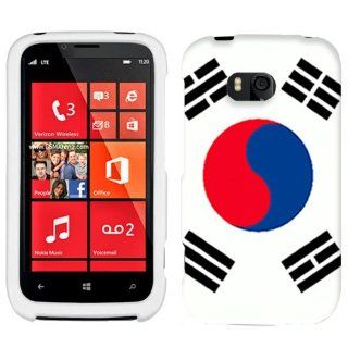 Nokia Lumia 822 South Korean Flag Hard Case Phone Cover Cell Phones & Accessories