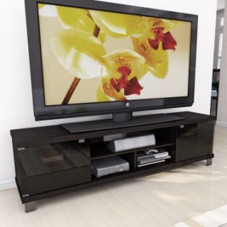 Sonax B 207 CHT Holland 70.75 in. Extra Wide TV / Component Bench   Ravenwood Black   TV Stands