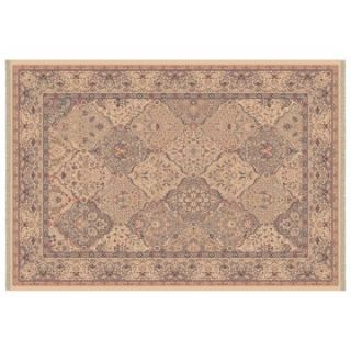Dynamic Rugs Ancient Garden Collection Hearth Rug Blue Turbine   Hearth Rugs