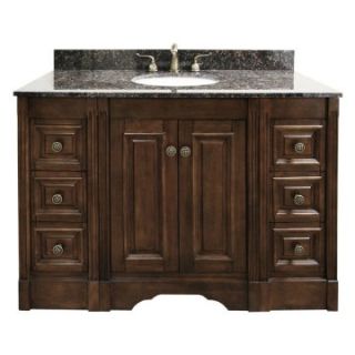 Legion Furniture Norfolk 49 in. Single Bathroom Vanity   Dark Walnut   Single Sink Bathroom Vanities