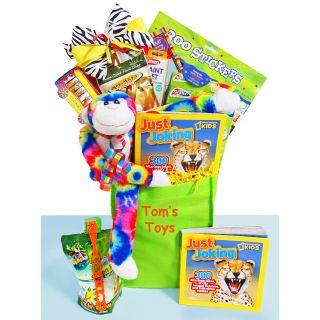 Cashmere Bunny Personalized Wild & Wacky Gift Basket   Gift Baskets by Occasion