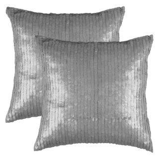 Belle Pillow Set   Silver   Decorative Pillows