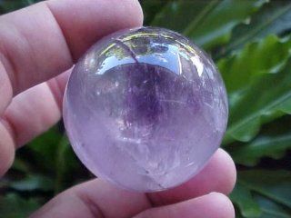Gemqz C0317 Amethyst Carved Sphere Inclusions Large   Other Products  