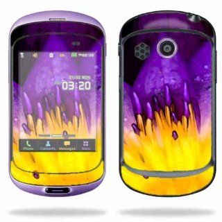 MightySkins Protective Skin Decal Cover for Pantech Swift Cell Phone Sticker Skins Purple Flower Electronics