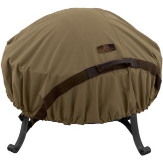 Classic Accessories Hickory Fire Pit Cover   Tan   Fire Pit Accessories