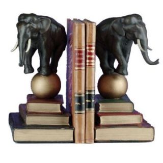 Elephant on Ball Bookends   Bookends