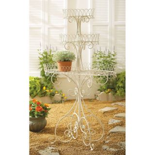 3 Tiered Oval Plant Stand   Tiered Plant Stands