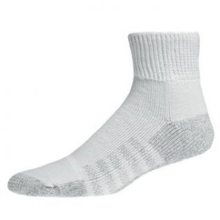 New Balance Quarter X wide High Density Socks, White, Large  Athletic Socks  Clothing