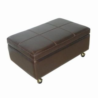 Executive Storage Ottoman with Casters   Ottomans