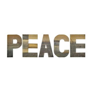 Sahara PEACE Letters Wall Art   Wall Sculptures and Panels